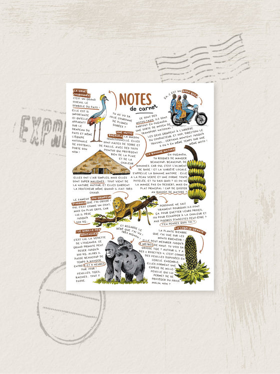 LES NOTES DE CARNET